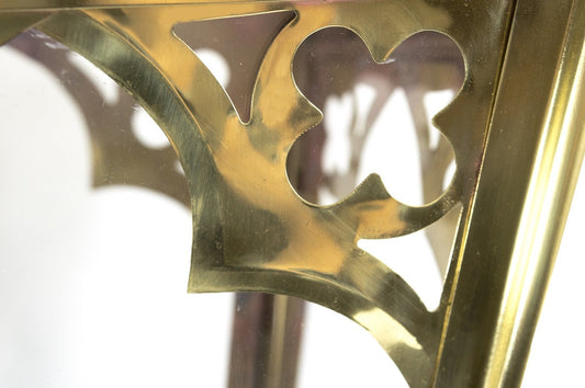 2.3m Deluxe Polished Brass "Knightsbridge" Lamp Post Set