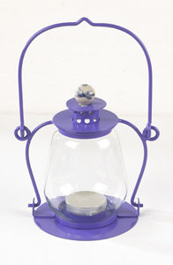 Lavender Lilac Garden Candle Lantern
