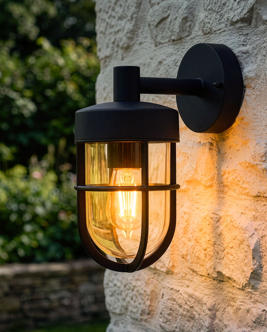 'Remington' Maritime Wall Light Digital Illustration At Night