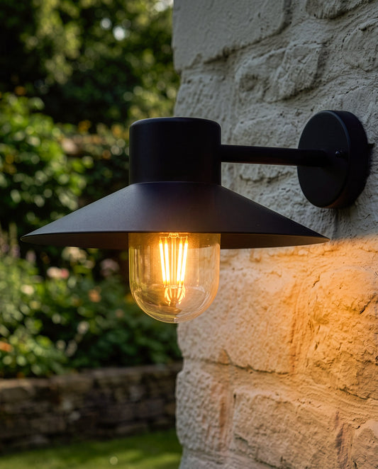 'Hayward' Contemporary Maritime Wall Light Digital Illustration At Night