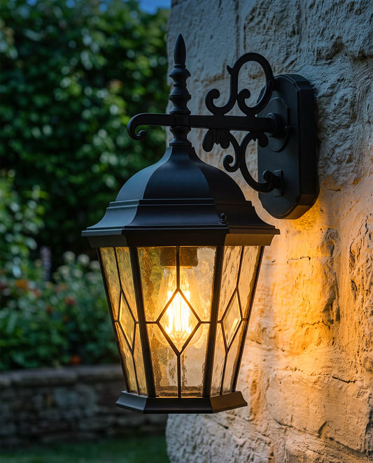 'FERNHILL' TOP-FIX WALL LIGHT Digital Illustration At Night