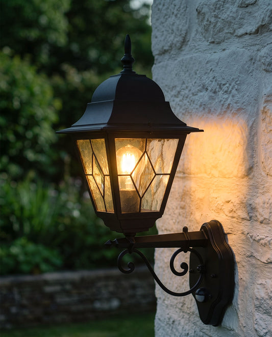 'WINCHESTER' TRADITIONAL WALL LIGHT WITH PIR SENSOR Digital Illustration At Night