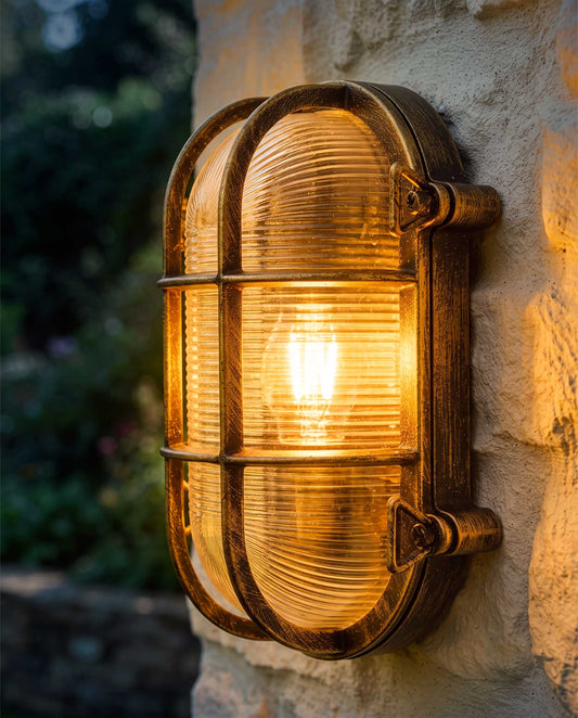 'Dukenfield' Large Nautical Inspired Wall Light Digital Illustration At Night