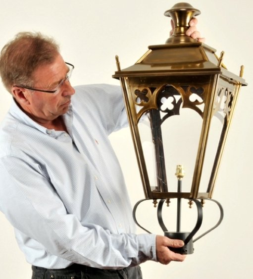 The Black 'Luxford' High Mast Lamp Post