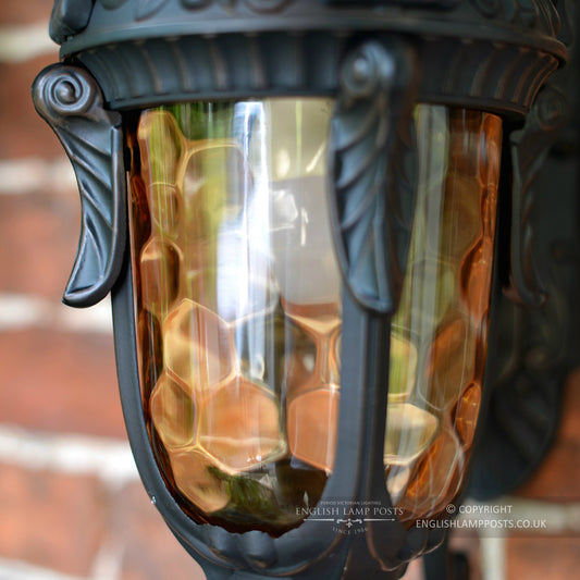 Antique Bronze Baroque Style Top Fix Wall Lantern