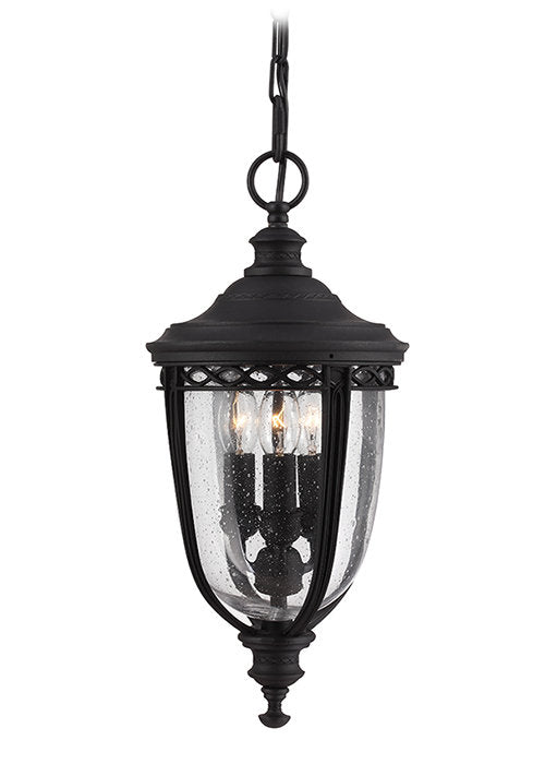 Antique Chain Lantern with Chandelier Bulb Holder