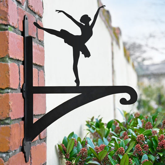 "Ballerina" Garden Hanging Basket Bracket In Situ