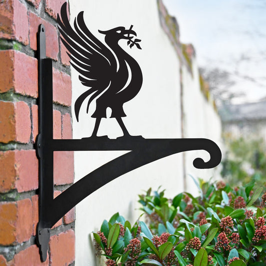 Liver Bird Iron Hanging Basket Bracket