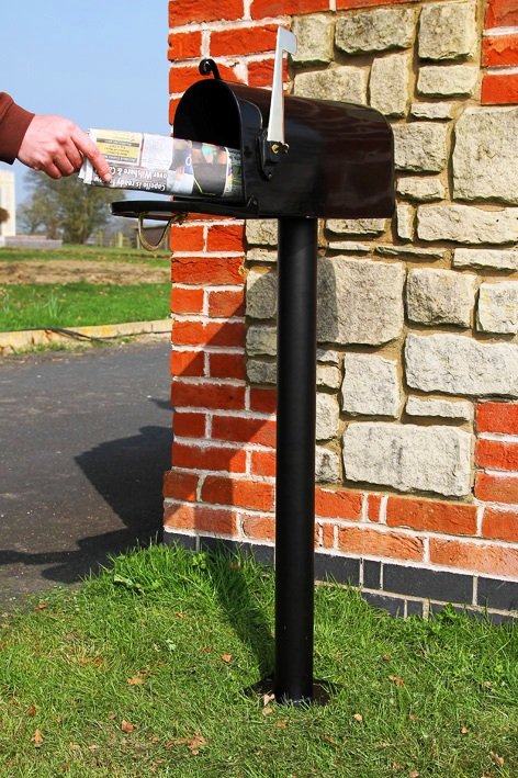black american style post box