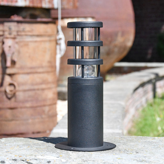 Black Contemporary Pillar Light