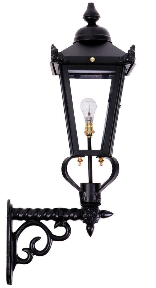 black victorian gold club restaurant wall lighting