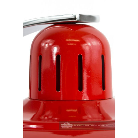 Bright Red Bowed Retro Desk Lamp