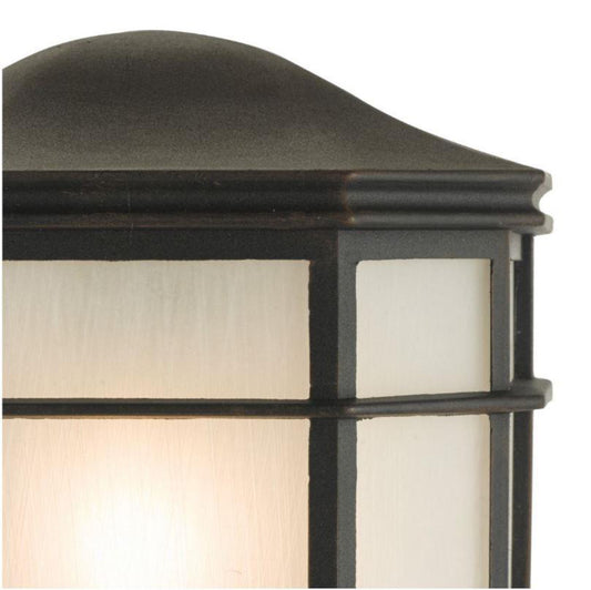 Close up of the light's sloped roof