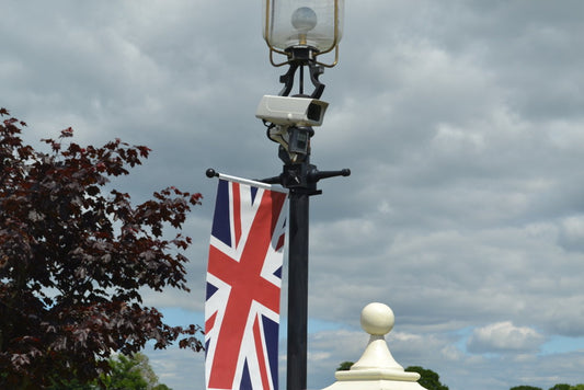 Victorian Style CCTV Lamp Post Column