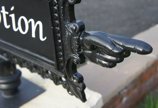Ornate Directional Property Name Sign