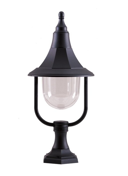 Classic Black Conical Pillar Light