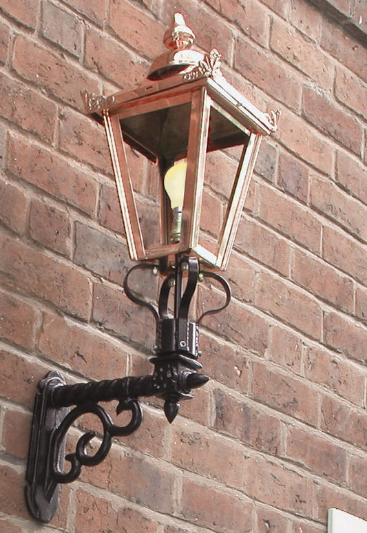 Victorian Copper Wall Light On Royale Bracket
