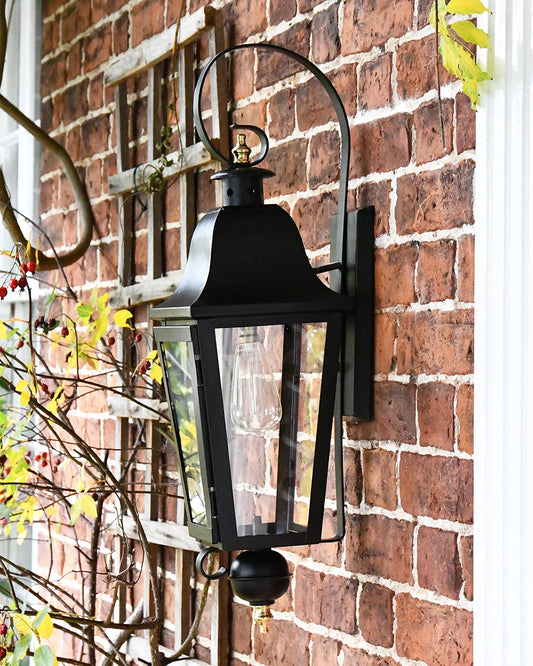 Side Of The Devonshire Black Wall Lantern