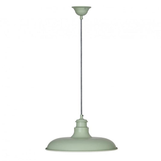 Green Hanging Interior Barn Pendant Light