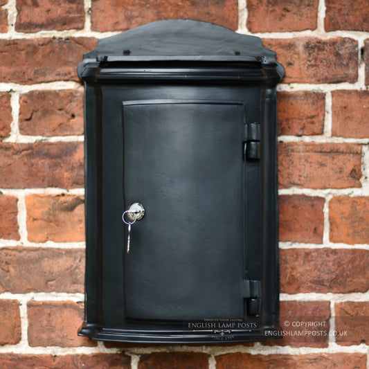 Black York Heavy Post and Parcel Box