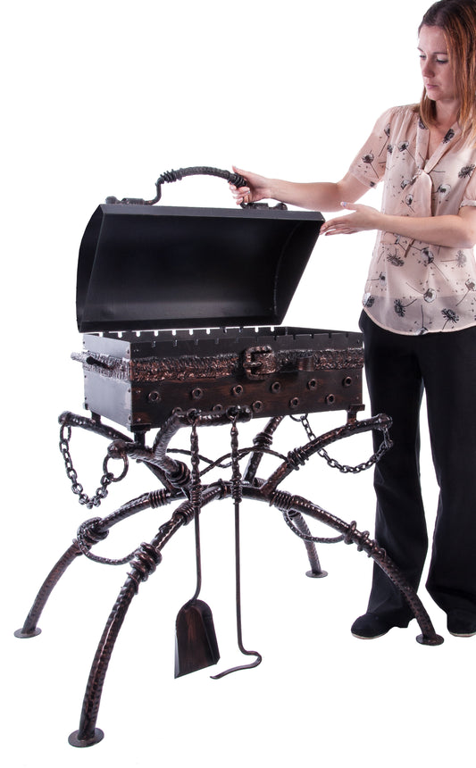 nautical treasure chest themed barbeu
