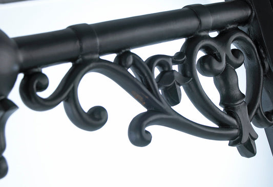 Close up of the scroll