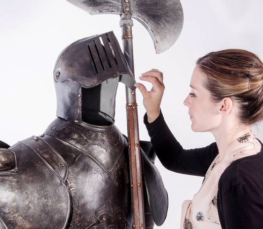 Close up suit of armour