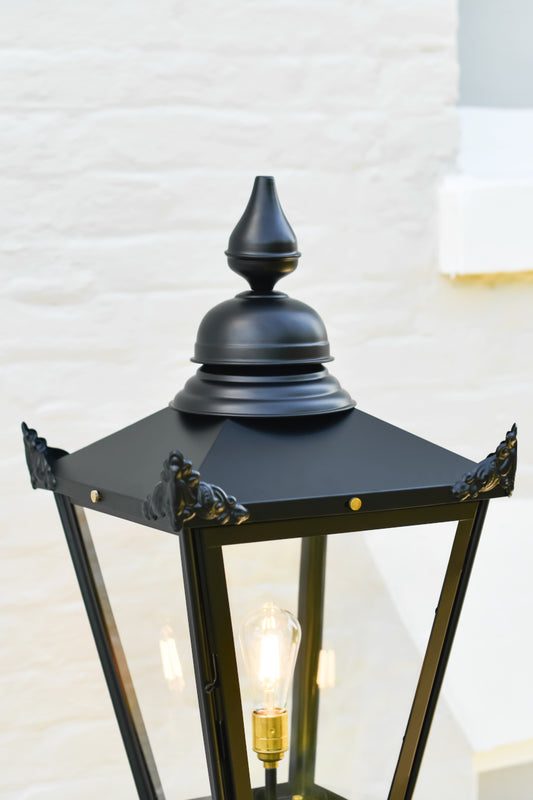 Large Black Victorian Lamp Post Lantern