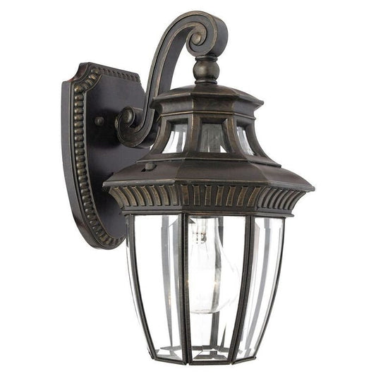 Traditional Ornate Top Fix Wall Lantern
