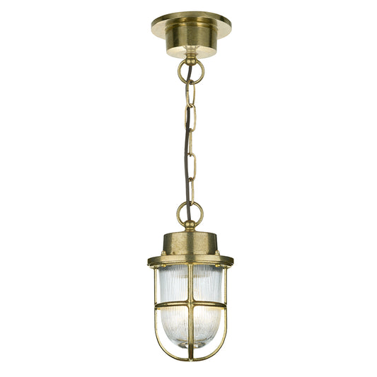 Solid Brass "Harbour" Nautical Style Chain Hanging Light