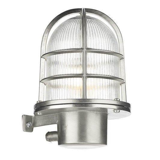 Nickel Nautical Wall Lantern