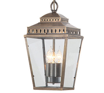 Traditionally Styled Brass Chain Lantern