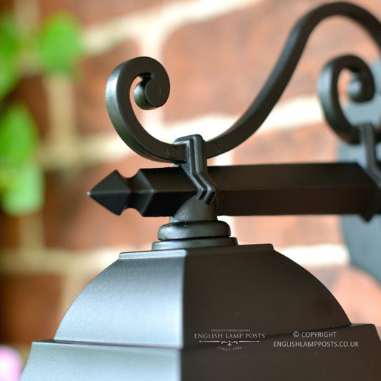 Suspended Black Wall Lantern