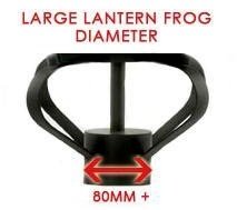 Victorian lantern large frog diameter