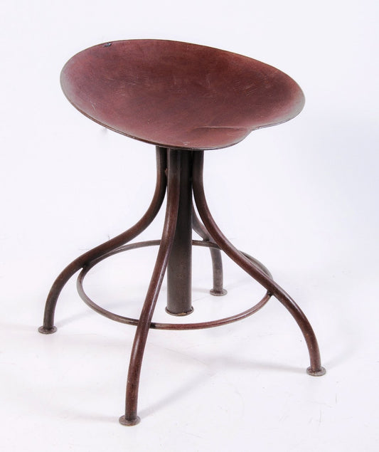wrought iron saloon stool