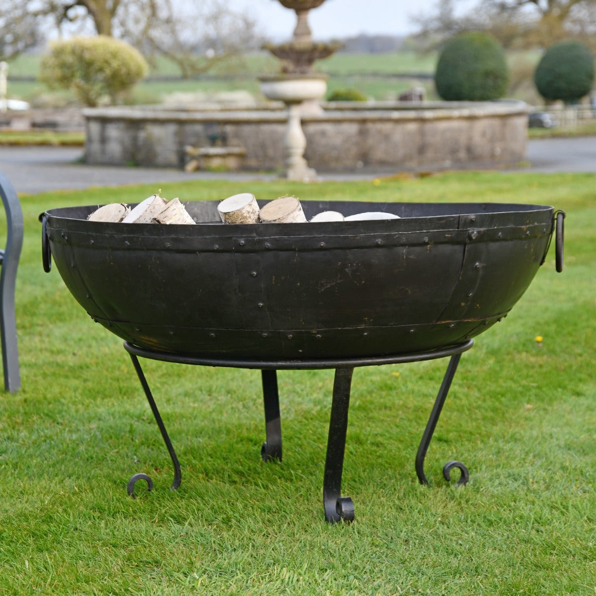 Iron Kadai Fire Bowl - 100cm 