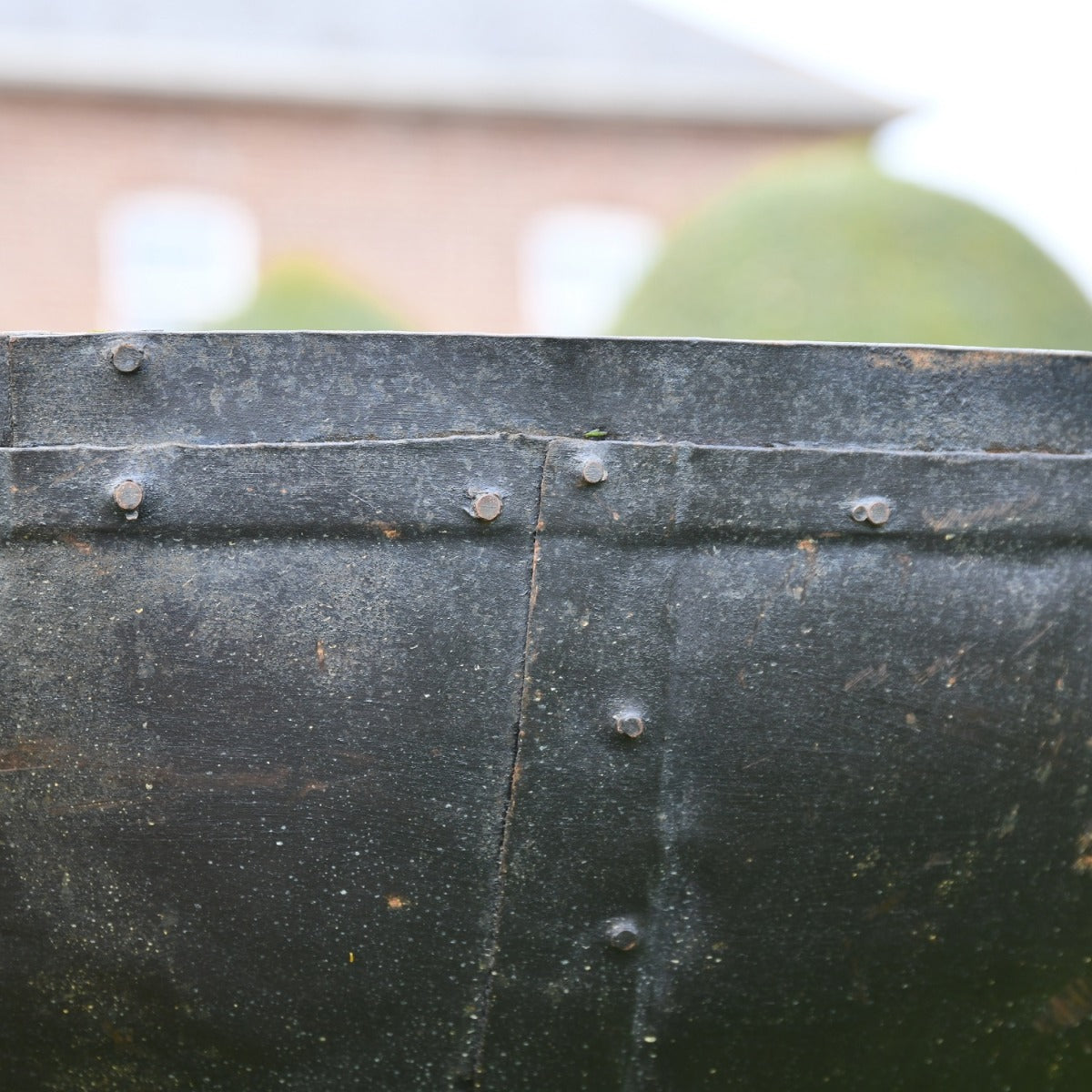 Close up of decorative work on outside of Kadai Fire Bowl 