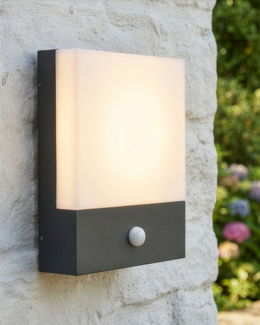 'Rydal' LED Wall Light With PIR Sensor Digital Illustration