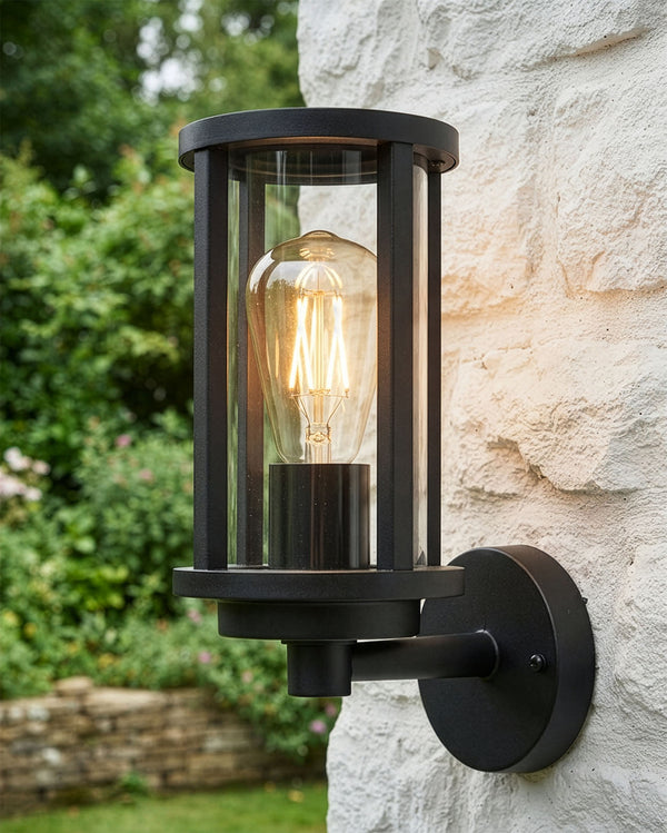 'Canwick' Black Contemporary Wall Light