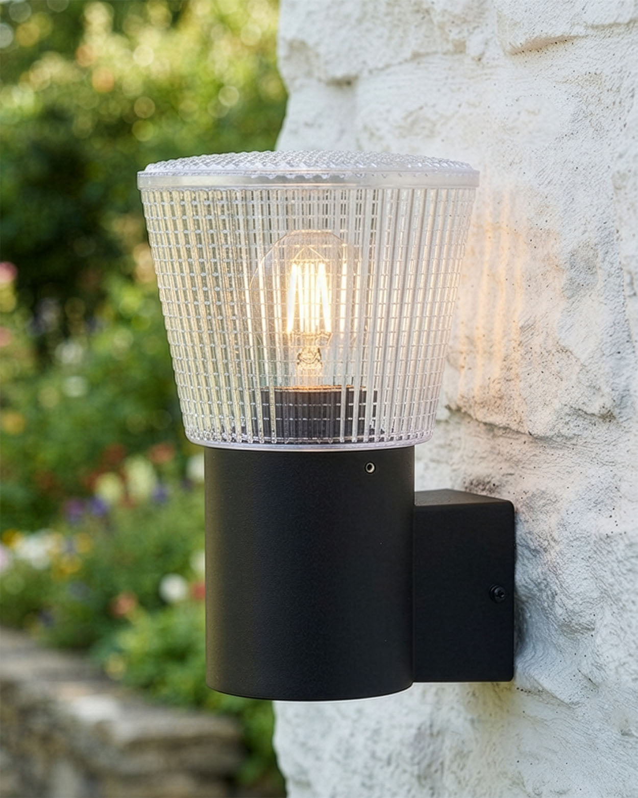 'Buckden' Contemporary Bottom Fix Wall Light Digital Illustration