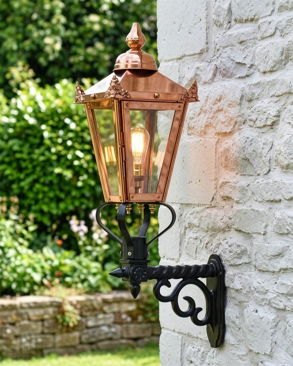Copper Victorian Wall Light