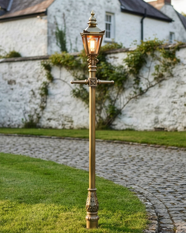 Brass and Gold Finish 'Kensington' Lamp Post 2.25m