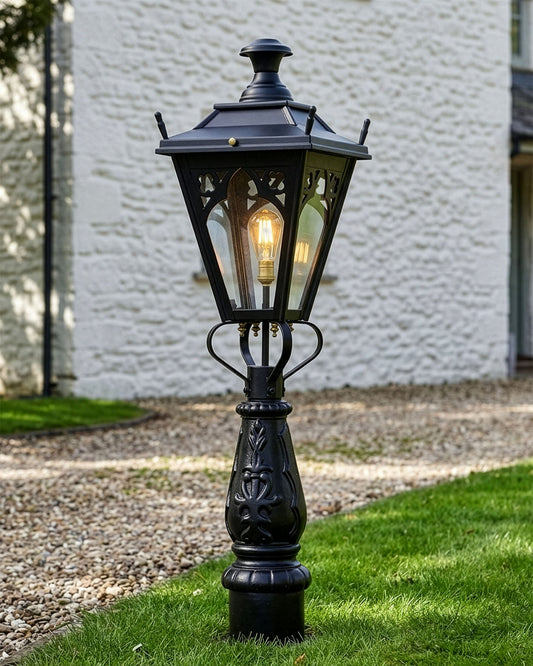 Gothic Garden Pathway Light Digital Illustration
