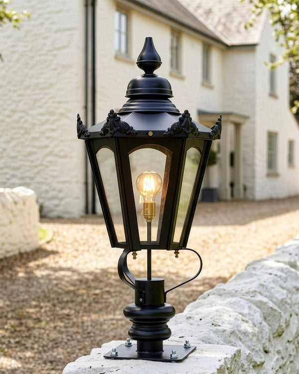 Black Hexagon Entrance Light Set - 102cm
