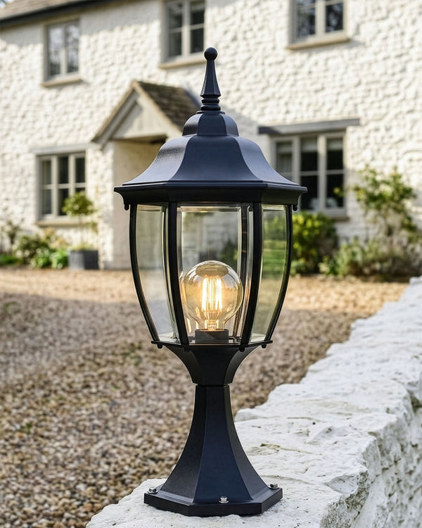 'Giulia' Black Pillar Light