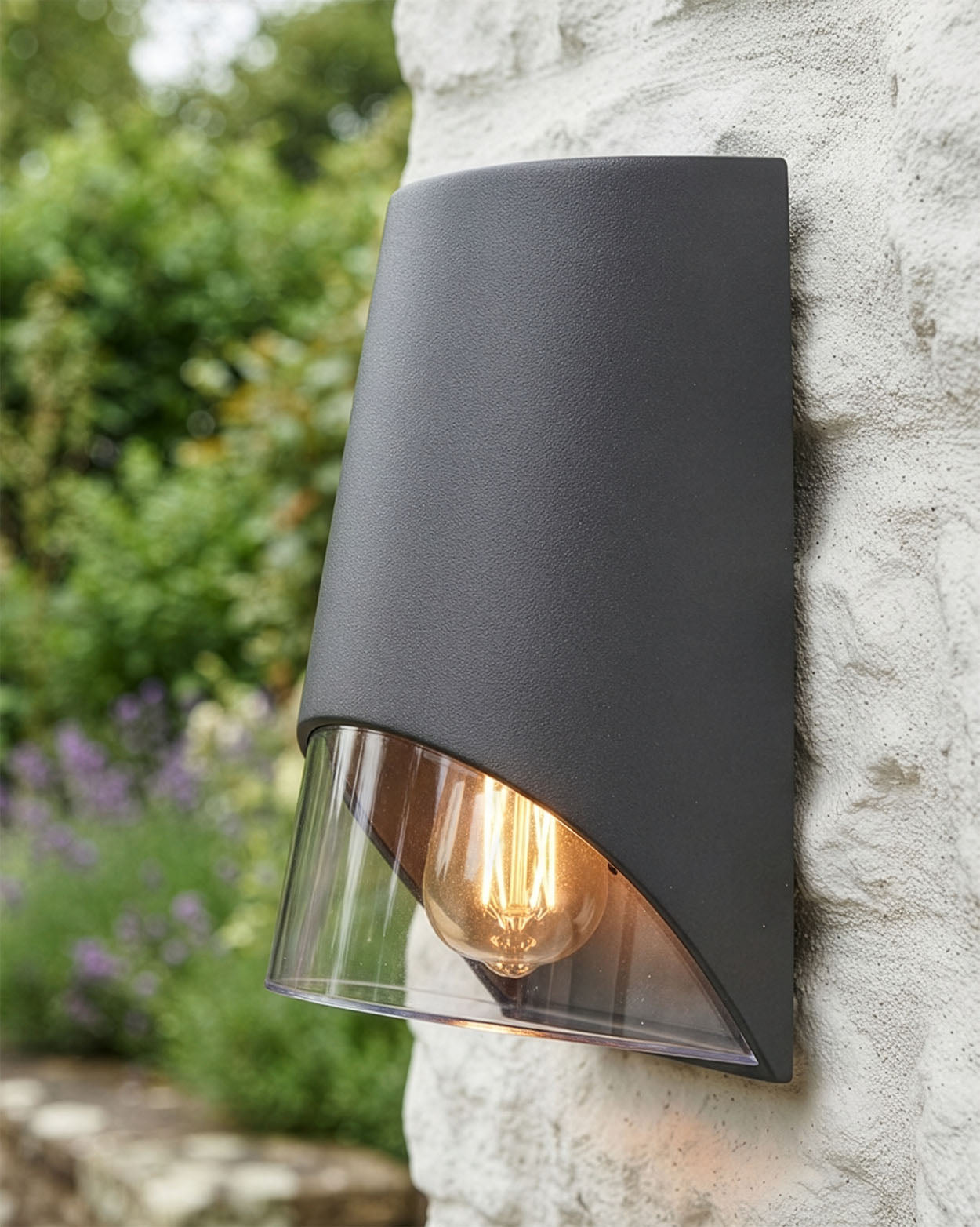 'Locko' Conical Down Wall Light Digitlal Illustration