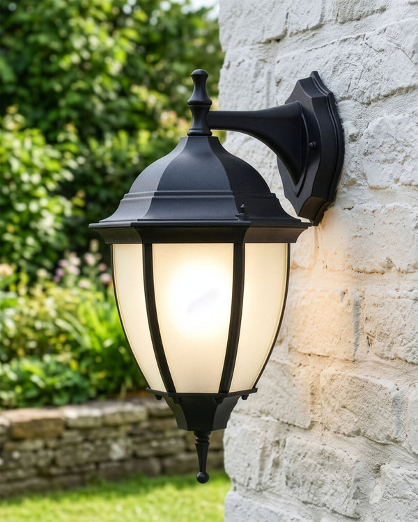 'Warwick' Medium Traditional Outdoor Top Fix Wall Lantern