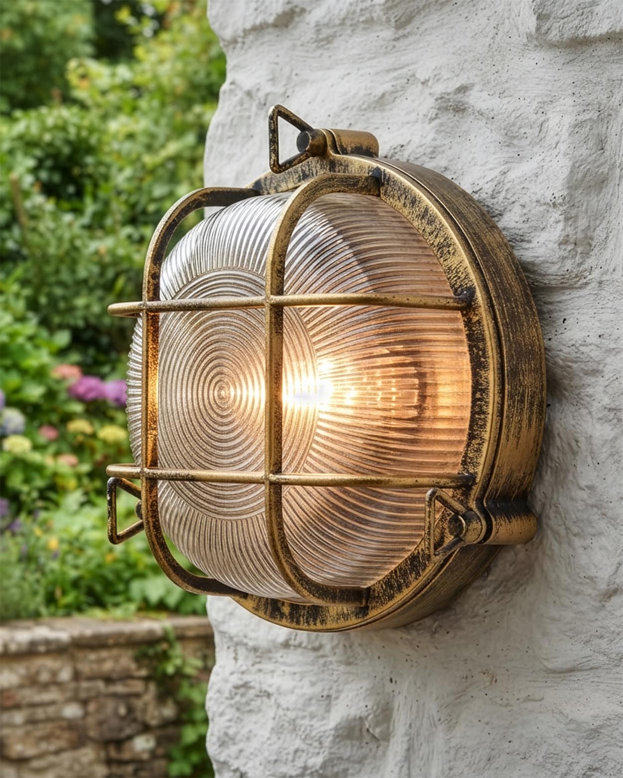 'Butley' Maritime Flush Fit Wall Lantern Digital Illustration