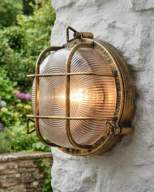 'Butley' Maritime Flush Fit Wall Lantern Digital Illustration