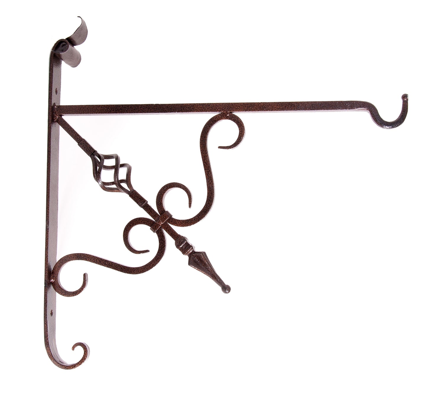 18" Garden or Lamp Post Hanging Basket Brackets
